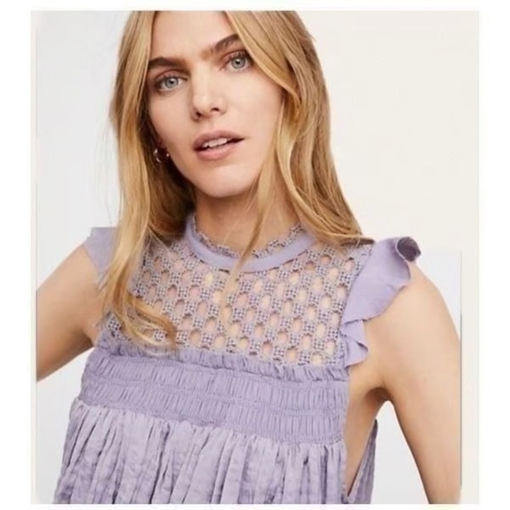 Free‎ People Sleeveless Crochet Top